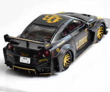 Load image into Gallery viewer, DK 1:64 APA Black Carbon GTR R35 LBWK Sports Model Diecast Metal Car New Collection