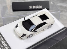 Load image into Gallery viewer, 1:64 CL White Murcielago Hard Top Racing Sports Model Diecast Resin Car New Collection