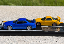 Load image into Gallery viewer, 1:64 JDM Comic Initial D RX7 FD GTR R34 Sports Model Diecast Metal Car New