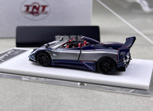 Load image into Gallery viewer, TNT 1:64 Silver Zonda Arrivederci Racing Sports Model Diecast Metal Car New Collection