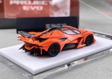 Load image into Gallery viewer, DMH 1:64 Orange Project Evo Racing Sports Model Diecast Metal Car New Collection