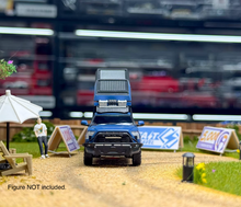 Load image into Gallery viewer, CM 1:64 Blue Tundra Overland Camper Pickup Sports Model Diecast Metal Car New Collection