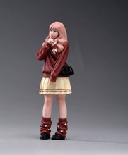 Load image into Gallery viewer, 1:24 Painted Figure Model Miniature Resin Diorama Uniform Preppy Style Girl Lady