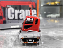 Load image into Gallery viewer, GCD 1:64 White Fuso Fighter Crane Truck Head Model Diecast Metal Car New Collection