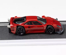 Load image into Gallery viewer, DCM 1:64 Red F40 Custom Racing Sports Model Diecast Metal Car New Collection