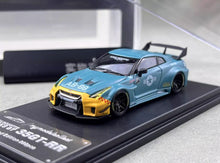 Load image into Gallery viewer, MC 1:64 Green LB GTR R35 35GT-RR Racing Sports Model Diecast Metal Car New Collection