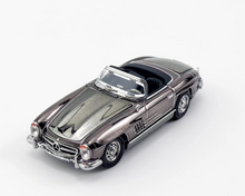 Load image into Gallery viewer, YS 1:64 Plating Gray 300SL W198 Convertible Sports Model Diecast Metal Car New Collection