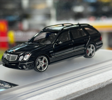Load image into Gallery viewer, King 1:64 Black E63 AMG Estate S211 Wagon Sports Model Diecast Metal Car New Collection