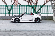 Load image into Gallery viewer, Mortal 1:64 White S660 Mugen Convertible Sports Model Diecast Metal Car New