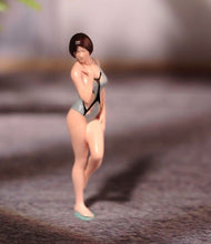 Load image into Gallery viewer, 1:64 Painted Figure Model Miniature Resin Diorama Sand Sexy Swimming Suit Girl New