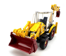 Load image into Gallery viewer, 1:76 Yellow JCB 3CX Backhoe Loader Model Diecast Metal Car New Collection