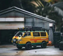Load image into Gallery viewer, Autobots 1:64 Yellow Delica Camper Off Road Van Model Diecast Metal Car New