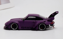 Load image into Gallery viewer, Scalemini 1:64 Purple RWB 993 911 Racing Sports Model Diecast Resin Car New Collection