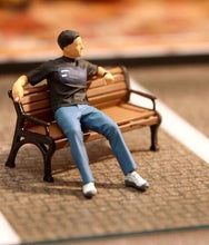 Load image into Gallery viewer, 1:64 Painted Figure Mini Model Miniature Diorama Sand Street Boy Man Girl Lady Collection