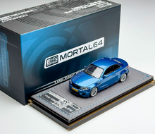 Load image into Gallery viewer, Mortal 1:64 Blue 1M Coupe E82 Sports Model Diecast Metal Car New Collection