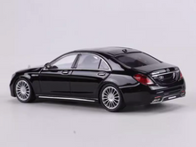Load image into Gallery viewer, MJ 1:64 Black S65 Sedan Sports Model Diecast Metal Car BN