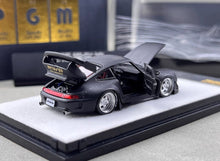 Load image into Gallery viewer, PGM 1:64 Matte Black RWB 993 Classic Sports Model Diecast Metal Car New Collection