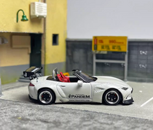 Load image into Gallery viewer, SW 1:64 JDM White Miata MX5 Convertible Pandem Sport Model Diecast Metal Car