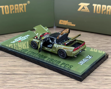 Load image into Gallery viewer, Topart 1:64 HEC Green NSX R NA1 Sports Open Model Diecast Metal Car New Collection