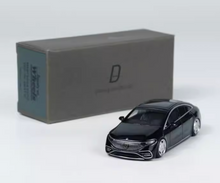 Load image into Gallery viewer, DM 1:64 Black EQS 580 4MATIC EV Sedan Sports Model Diecast Metal Car New Collection