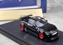 Load image into Gallery viewer, SH 1:64 Black LBWK Copen GTR Convertible Sports Model Diecast Metal K Car New