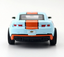 Load image into Gallery viewer, CCA 1:43 2013 Camaro SS Gulf Muscle Racing Sports Model Toy Diecast Metal Car
