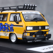Load image into Gallery viewer, Mortal 1:64 Yellow VW T3 Multi Van Camper Sport Model Diecast Metal Car BN