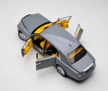 Load image into Gallery viewer, 1:18 Gray Phantom VIII Luxury Sedan Model Diecast Metal Car Box New