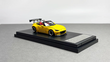 Load image into Gallery viewer, SW 1:64 JDM Yellow Miata MX5 Convertible Pandem Sport Model Diecast Metal Car