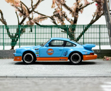 Load image into Gallery viewer, Master 1:64 Blue Gulf 911 930 Turbo Classic Sports Model Diecast Metal Car New Collection