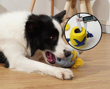 Load image into Gallery viewer, Dog Toys Chew Puppy Rubber Rope Toy Durable Aggressive Chewers Pet Oval Feeding