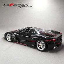 Load image into Gallery viewer, Bburago 1:24 Black Laferrari Aperta Racing Sports Model Toy Diecast Metal Car