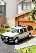 Load image into Gallery viewer, Bliss 1:64 HEC White Suburban GMT400 SUV Sports Model Diecast Metal Car New Collection