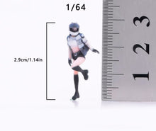 Load image into Gallery viewer, 1:64 Painted Figure Model Miniature Resin Diorama Toy Locomotive Lady Man Sand