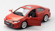Load image into Gallery viewer, CCA 1:43 Orange TOYOTA Corolla Sedan Hybrid Sports Model Toy Diecast Metal Car BN