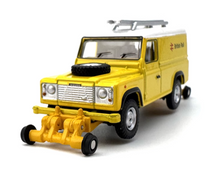Load image into Gallery viewer, 1:76 Yellow Land Rover Defender 90 British Rail Model Diecast Metal Car New Collection