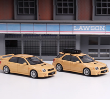 Load image into Gallery viewer, 1:64 Furuya HEC Yellow Impreza WRX STI VII 7 Sports Model Diecast Metal Car