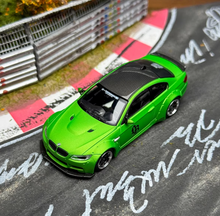 Load image into Gallery viewer, Fine 1:64 Green M3 E92 LB Widebody Coupe Sports Model Diecast Metal Car New Collection