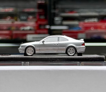 Load image into Gallery viewer, 1:64 STA Silver CLK W208 Coupe Sports Model Diecast Resin Car New Collection