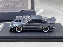 Load image into Gallery viewer, MT 1:64 JDM Gray Silvia S13 180SX Rocket Bunny Model Diecast Metal Car New Collection