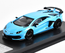 Load image into Gallery viewer, JY 1:64 Blue Aventador SVJ LP770-4 Sports Model Diecast Metal Car New Collection