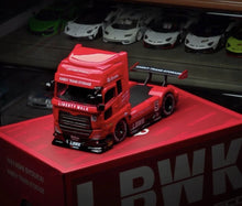 Load image into Gallery viewer, GCD 1:64 Red UD Quon LBWK Truck Tractor #5 Sports Model Diecast Metal Car New Collection