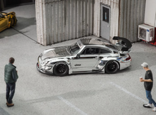 Load image into Gallery viewer, Star 1:64 Plated Silver RWB 911 993 GT Sports Model Diecast Metal Car New