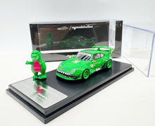 Load image into Gallery viewer, MC 1:64 Green Dinosaur RWB 993 Figure Sports Model Diecast Metal Car New Collection