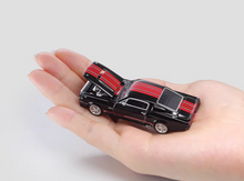 Load image into Gallery viewer, Poprace 1:64 Black Red Shelby Mustang GT500 Sports Model Diecast Metal Car New Collection