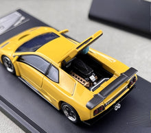 Load image into Gallery viewer, SH 1:64 Yellow Diablo GT 1998 Racing Sports Model Diecast Metal Car New Collection