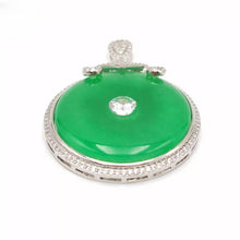 Load image into Gallery viewer, Nature Jade Ruyi Peace Pendant Necklace Gift Jewelry charm Blessing Fortune b