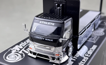 Load image into Gallery viewer, MT 1:64 AIT Black LB H300 Box Truck Custom Sports Model Diecast Metal Car New Collection