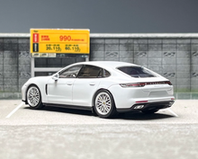 Load image into Gallery viewer, 1:64 Furuya White Panamera Turbo Sports Model Diecast Metal Car BN