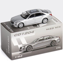 Load image into Gallery viewer, Masdi 1:64 Silver CT6 Sedan Sports Model Diecast Metal Car New Collection